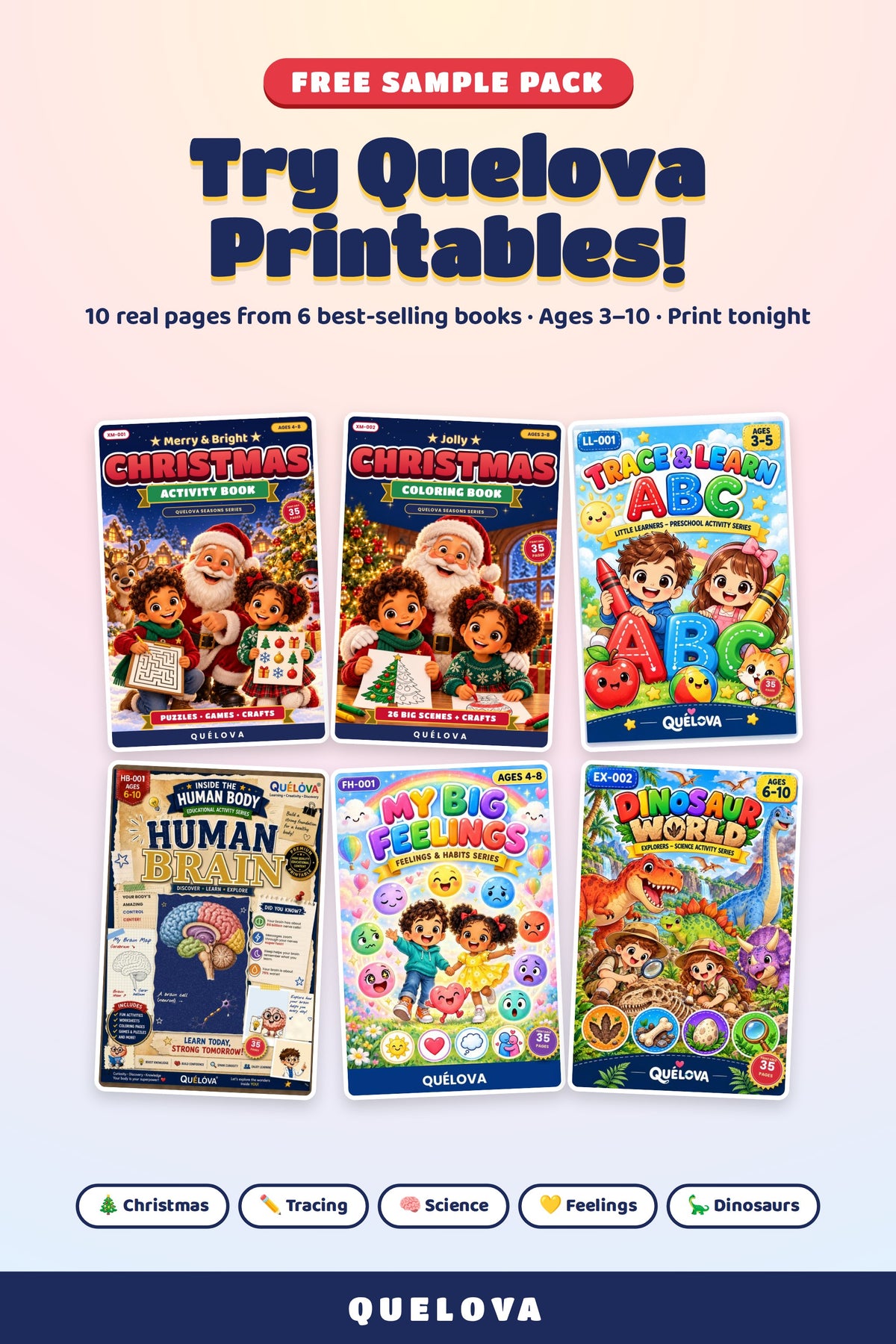 FREE Sample Pack: 10 Printable Kids Activity Pages