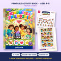Kindness & Friendship printable activity book: cover and sample pages