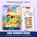 I Can Do It! printable activity book: cover and sample pages