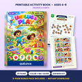 Unplug & Play printable activity book: cover and sample pages