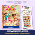 Good Manners printable activity book: cover and sample pages