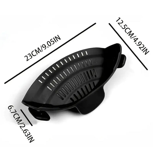 SnapDrain™ Adjustable Clip-On Kitchen Strainer