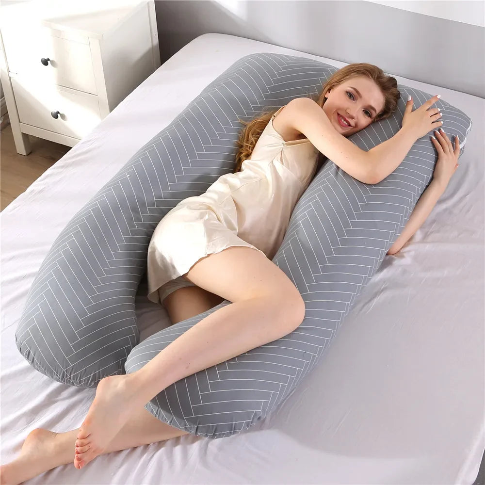 Full Body Pregnancy Pillow for Sleeping & Nursing