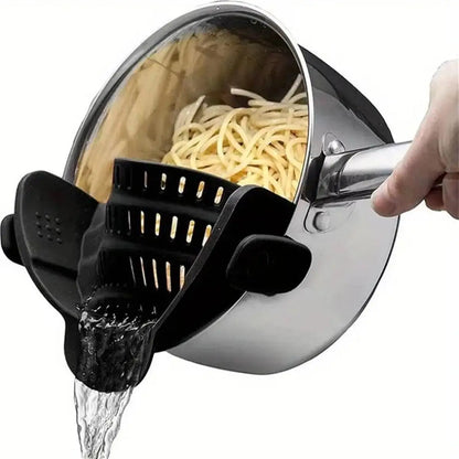 SnapDrain™ Adjustable Clip-On Kitchen Strainer