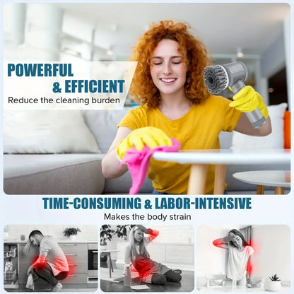 PowerScrub™ Rechargeable Spin Cleaning Brush