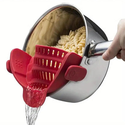 SnapDrain™ Adjustable Clip-On Kitchen Strainer