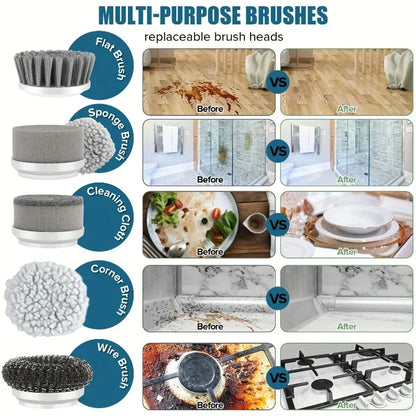 PowerScrub™ Rechargeable Spin Cleaning Brush