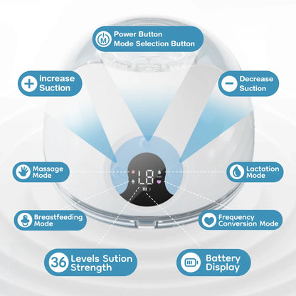Mom Ease™ Smart Wearable Breast Pump