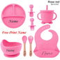 TinyFeast™ Personalized Silicone Baby Feeding Set