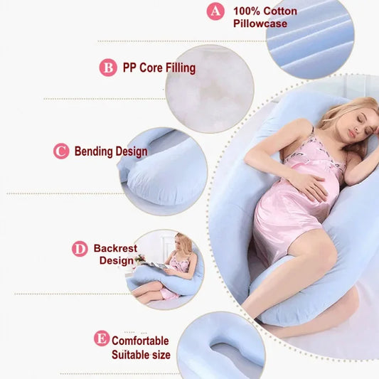 Full Body Pregnancy Pillow for Sleeping & Nursing