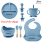 TinyFeast™ Personalized Silicone Baby Feeding Set