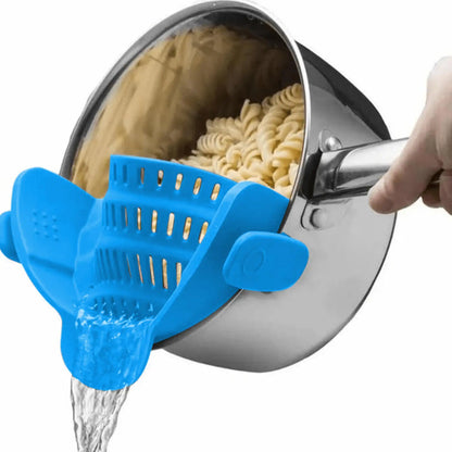 SnapDrain™ Adjustable Clip-On Kitchen Strainer