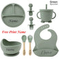 TinyFeast™ Personalized Silicone Baby Feeding Set