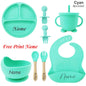 TinyFeast™ Personalized Silicone Baby Feeding Set