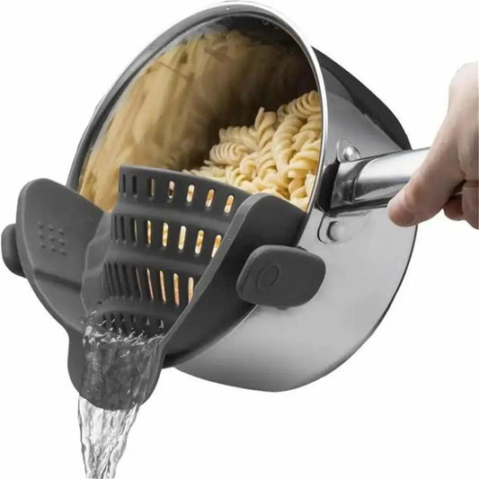 SnapDrain™ Adjustable Clip-On Kitchen Strainer