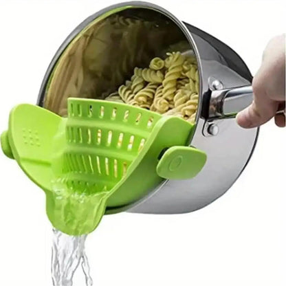 SnapDrain™ Adjustable Clip-On Kitchen Strainer