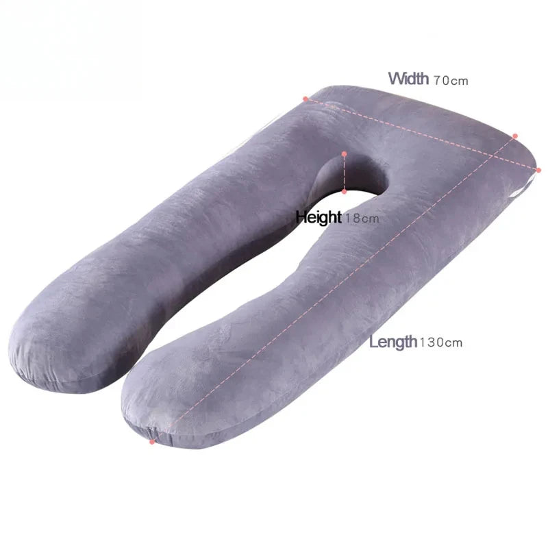 Full Body Pregnancy Pillow for Sleeping & Nursing