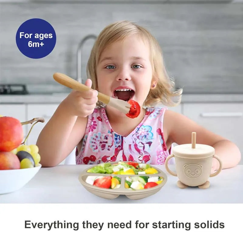 TinyFeast™ Personalized Silicone Baby Feeding Set