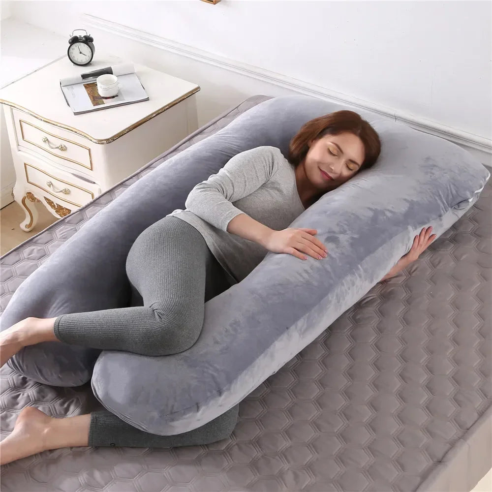 Full Body Pregnancy Pillow for Sleeping & Nursing