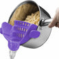 SnapDrain™ Adjustable Clip-On Kitchen Strainer